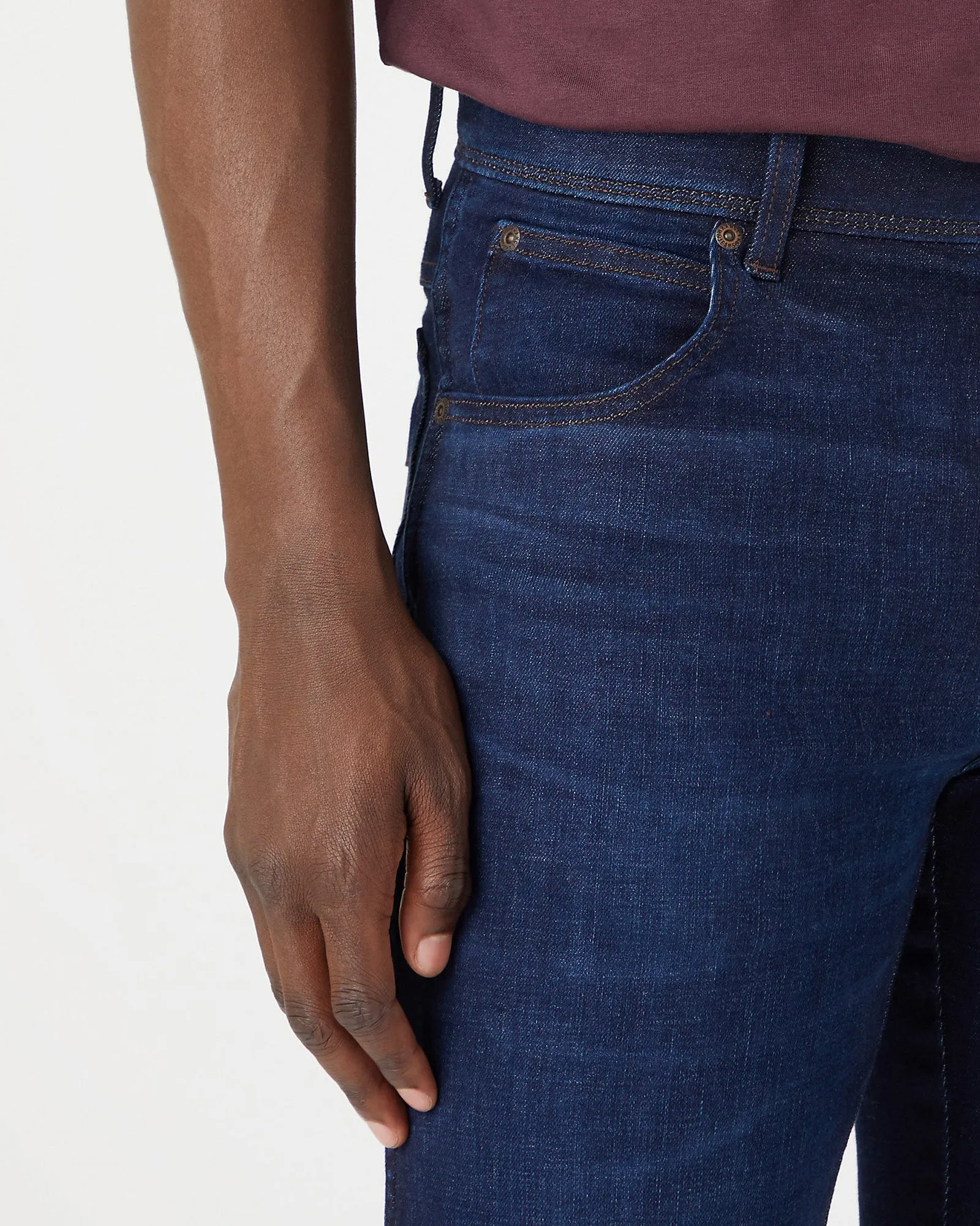 Wrangler Texas SLIM Mens Jeans - Convoy