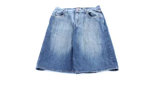 Y2K Touch Line Denim Shorts
